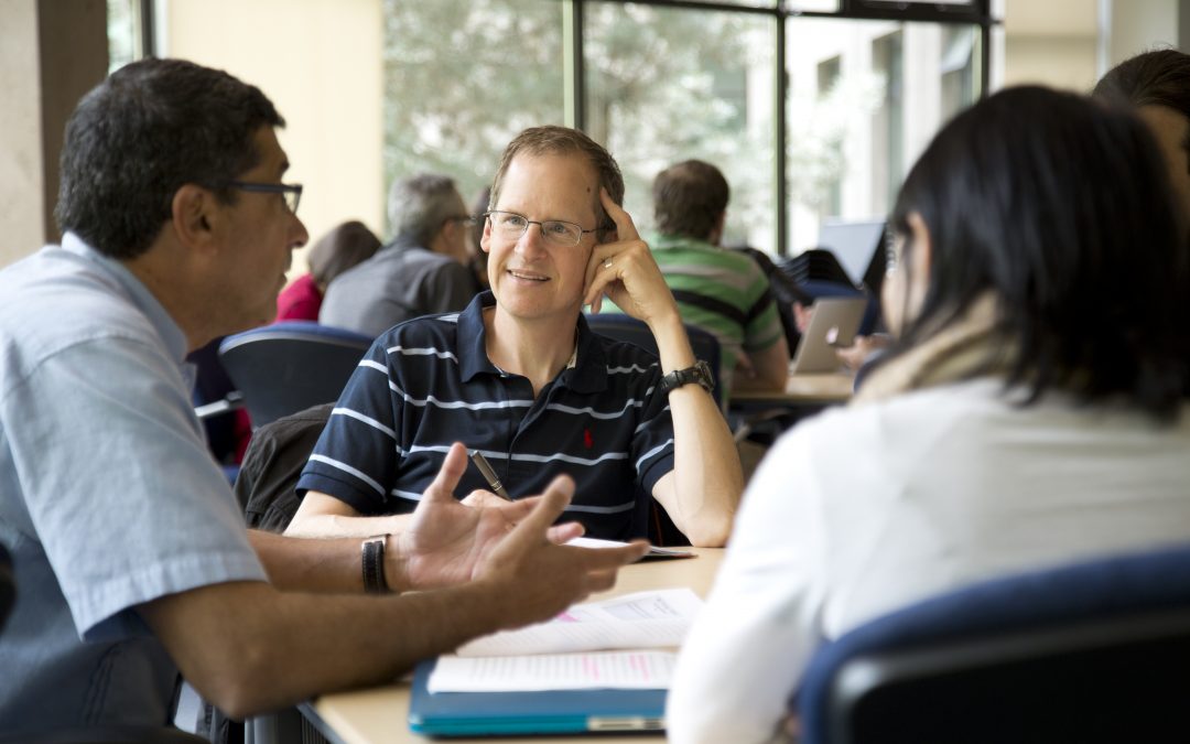 Faculty in conversation at the CTE Teaching and Learning Symposium